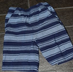 Boys Toddler Blue Striped Shorts 🌪️🌪️🌪️